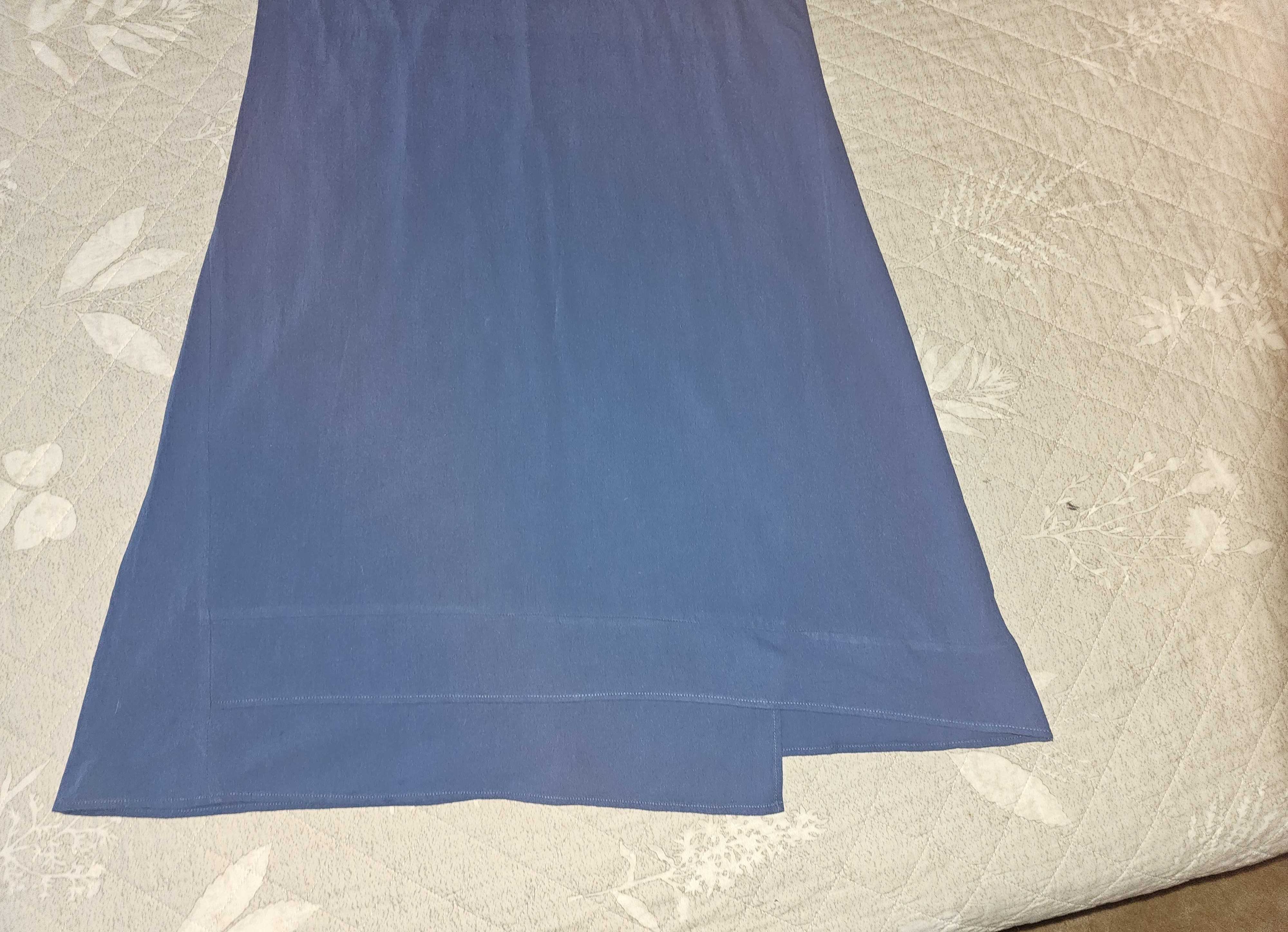 Vestido midi assimétrico