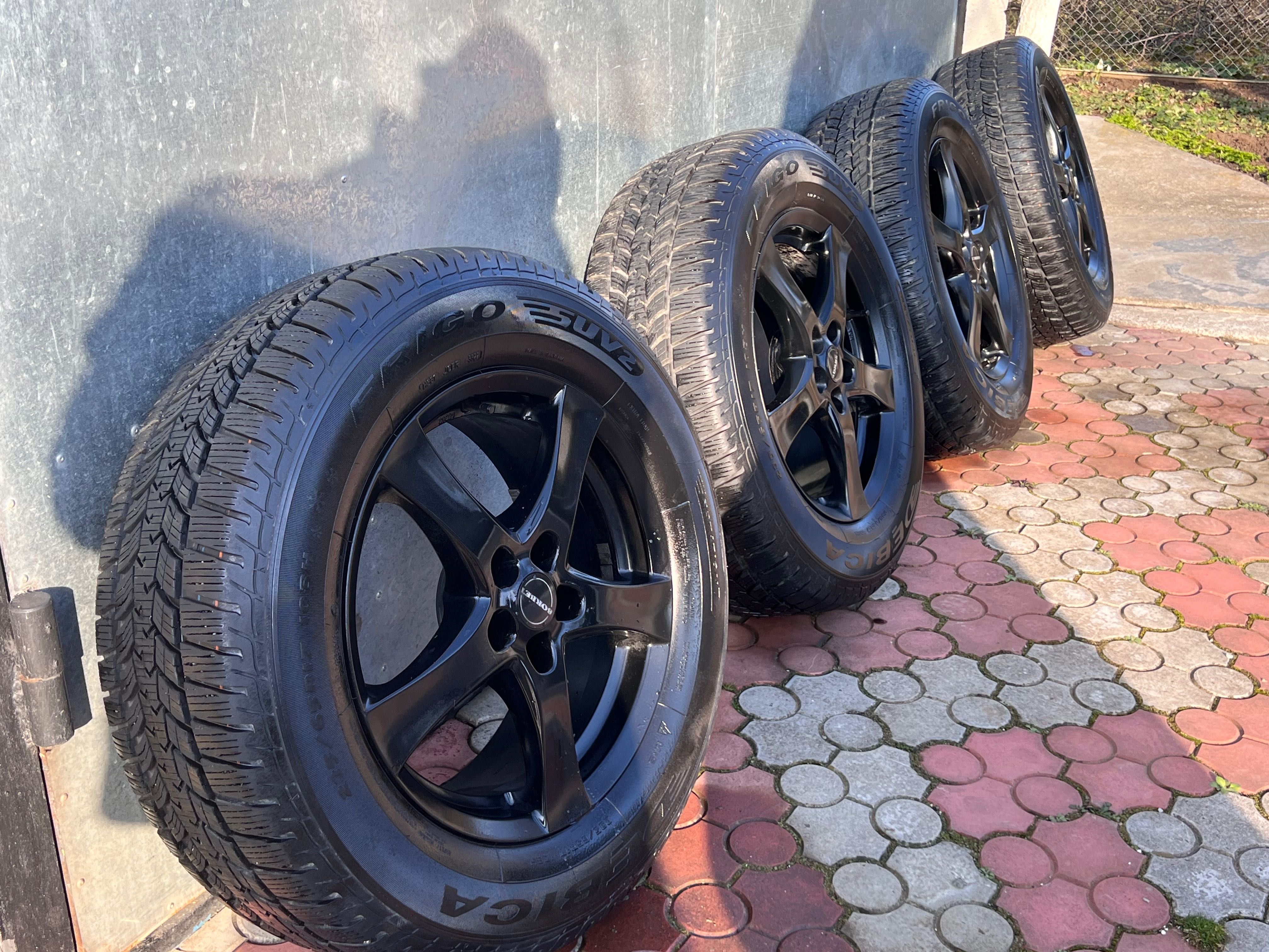 Шини зимові 235/65 r17. Диски  розболтовка 5*114,3 В КОМПЛЕКТІ !!!