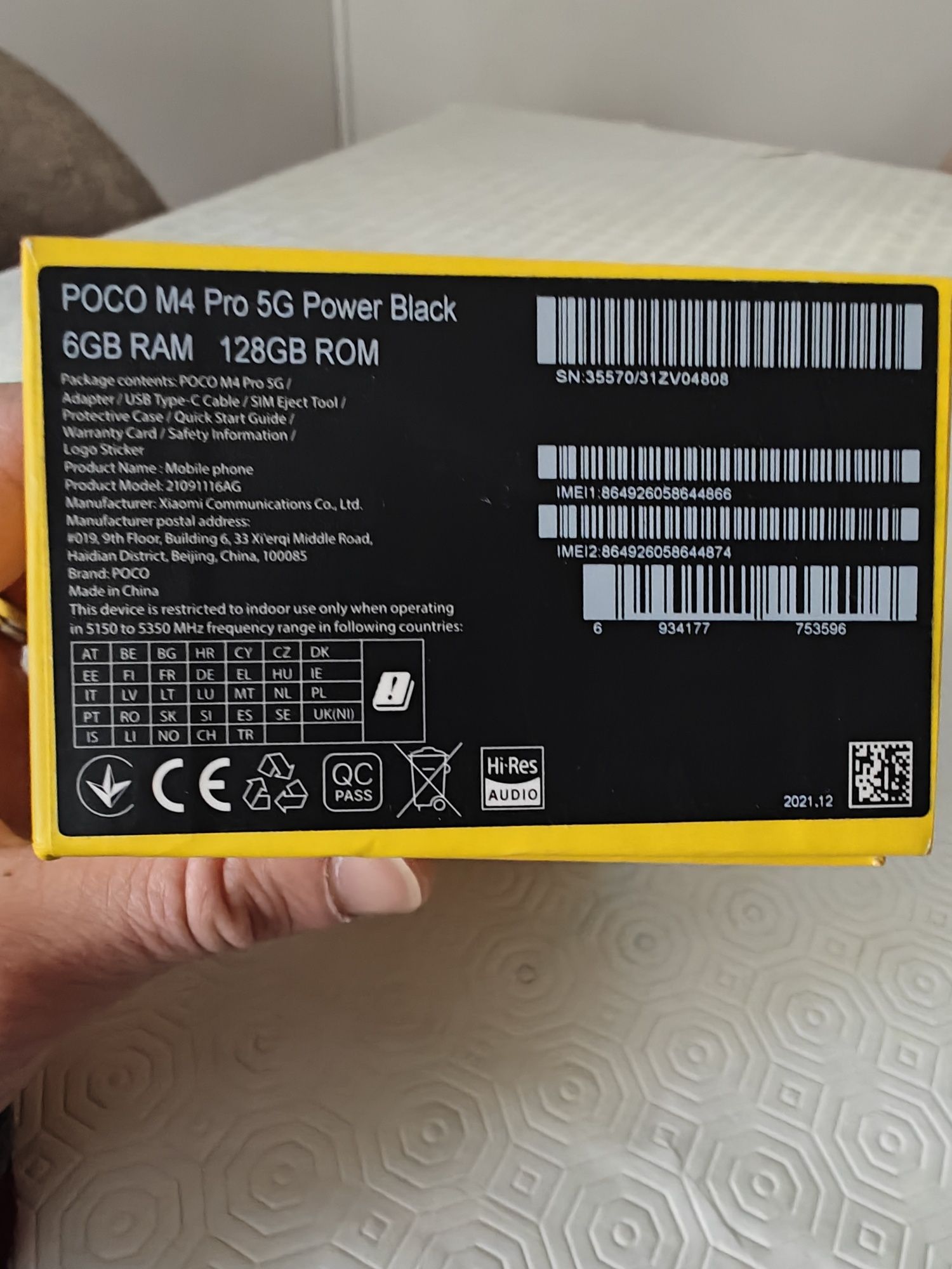 Telemóvel Poco M4 pro 5G