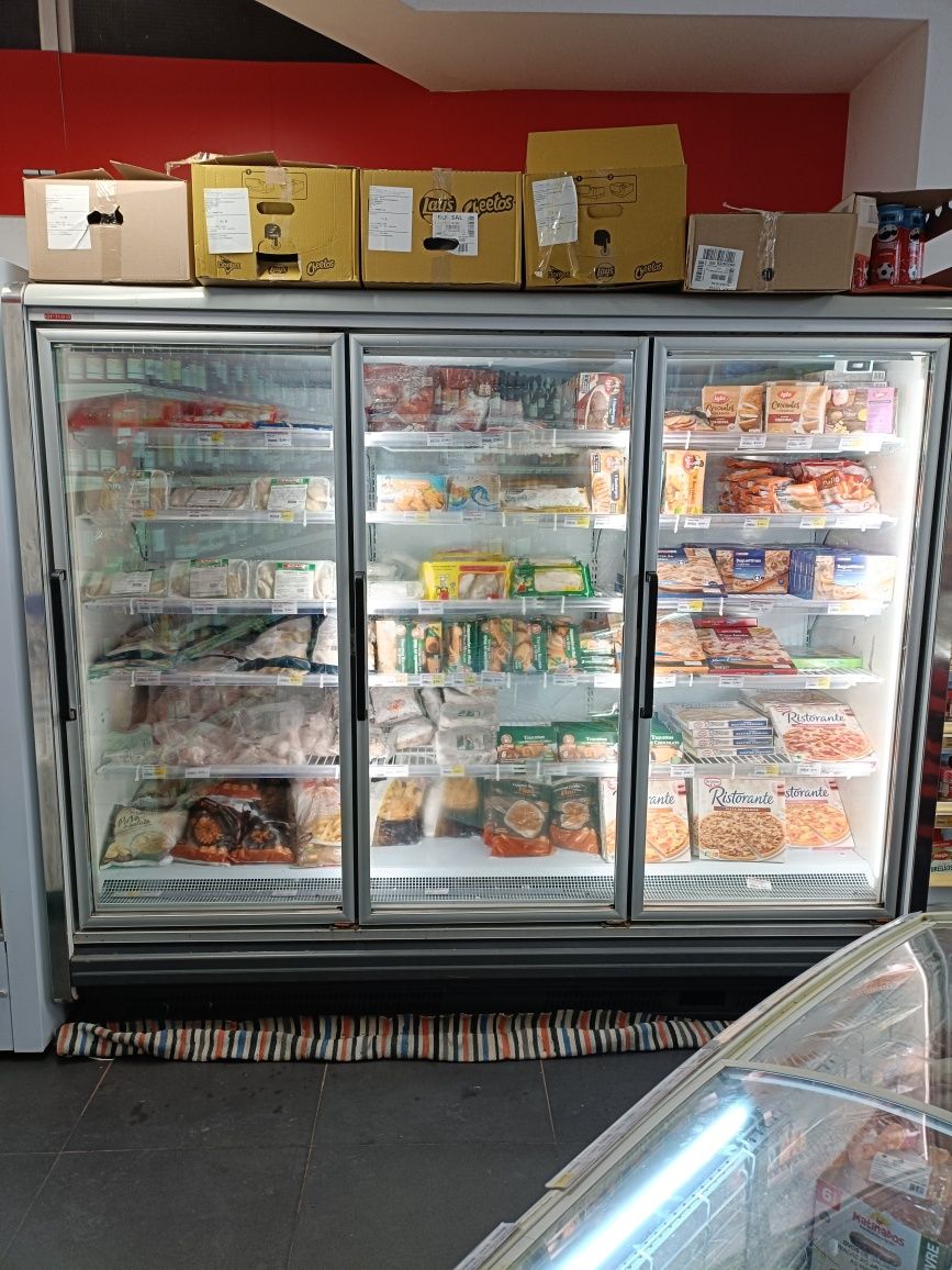Arca congeladora c frio distância