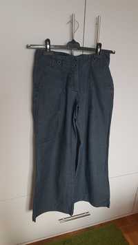 spodnie jeans Carry xs niebieskie dzwony