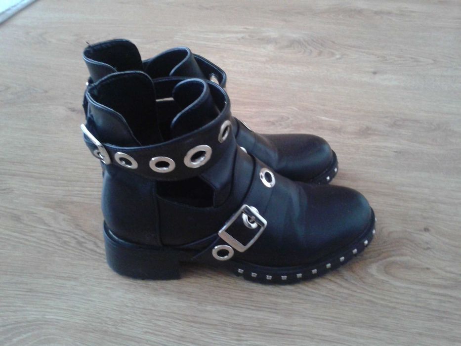 buty damskie, botki, sztyblety, rozm. 36