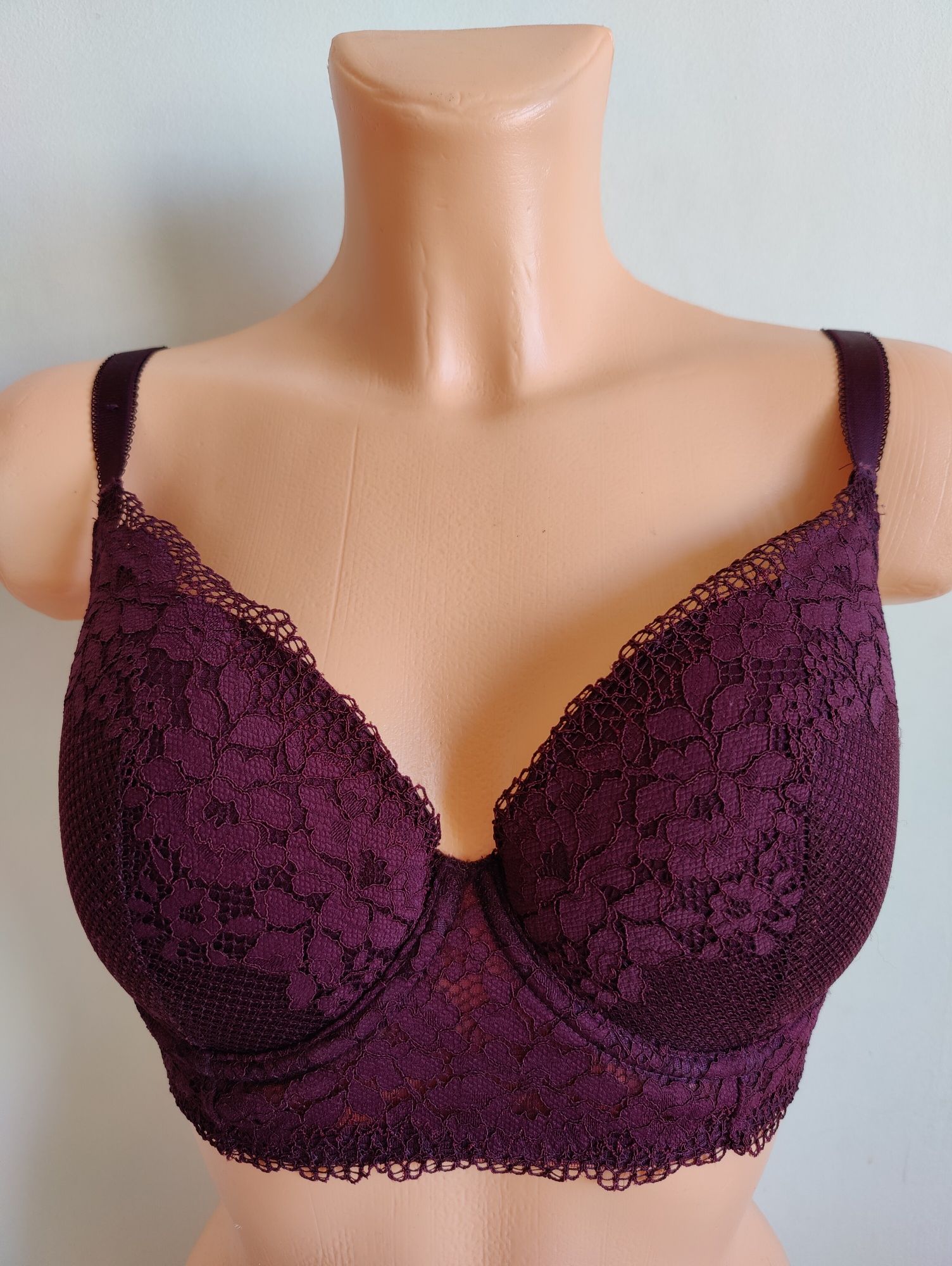 Biustonosz stanik Phoebe Next 34DD 75DD koronkowy fiszbiny