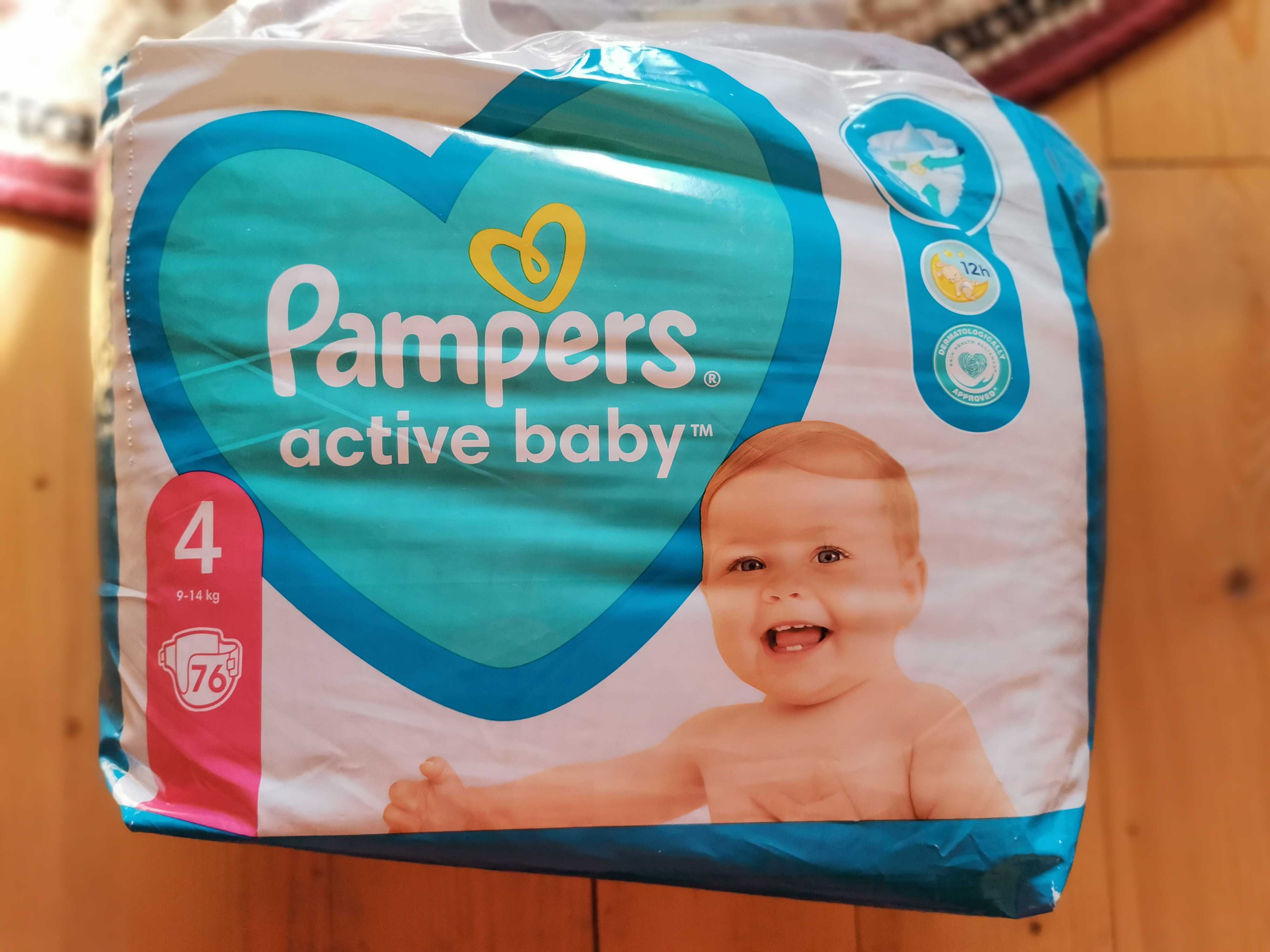 Памперси підгузки Pampers Active Baby 3,4 велика упаковка