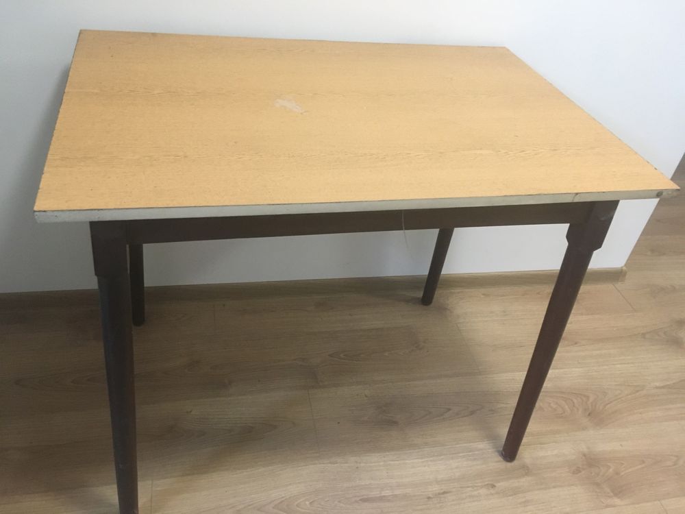Komplet krzeseł PRL + stół