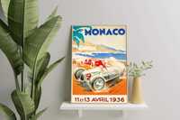 Plakat A3 Grand Prix Monaco