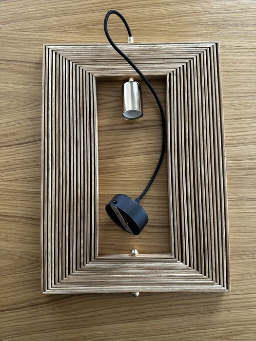 Żyrandol , Lampa wiszacąca dąb naturalny. Do salonu, korytarz,design