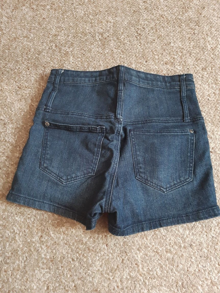 Spodenki jeans rozm. 158