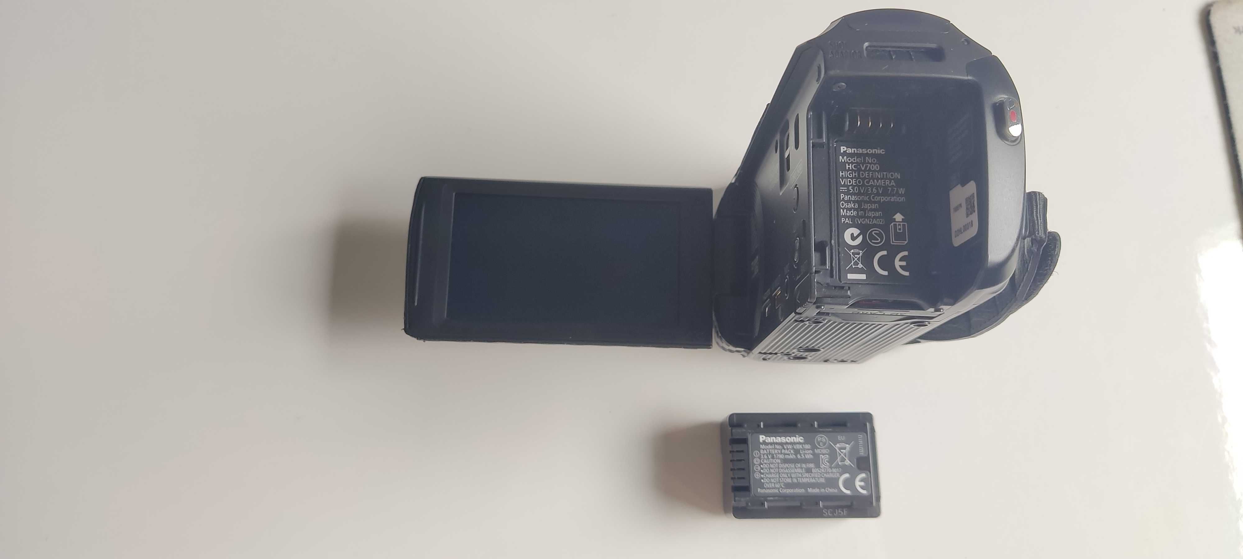 Kamera Panasonic HC-V700- full HD, 26 x zoom, stabilizacja optyczna
