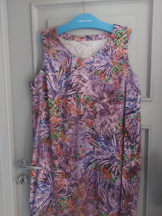StoffArt Germany design kobieca sukienka flowers jedwabny cotton r XXX