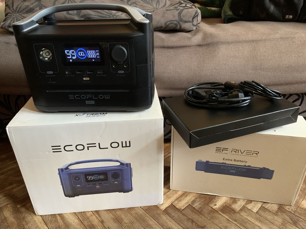 Продам зарядную станцию EcoFlow RIVER Max (576 Вт/ч)