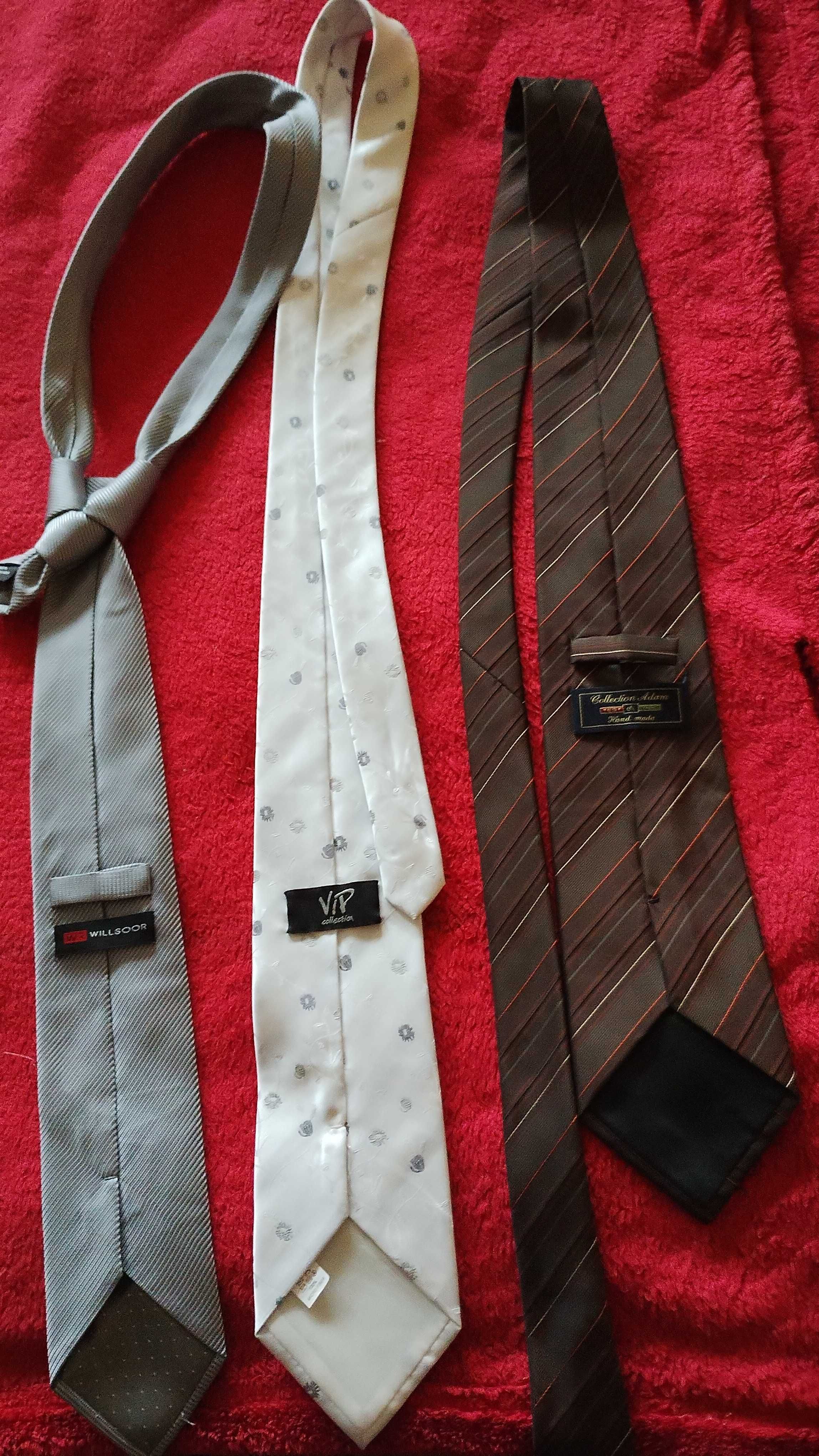 Krawaty męskie różnych marek