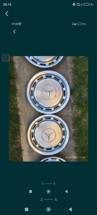 Kołpak dekiel kołpaki mercedes slc