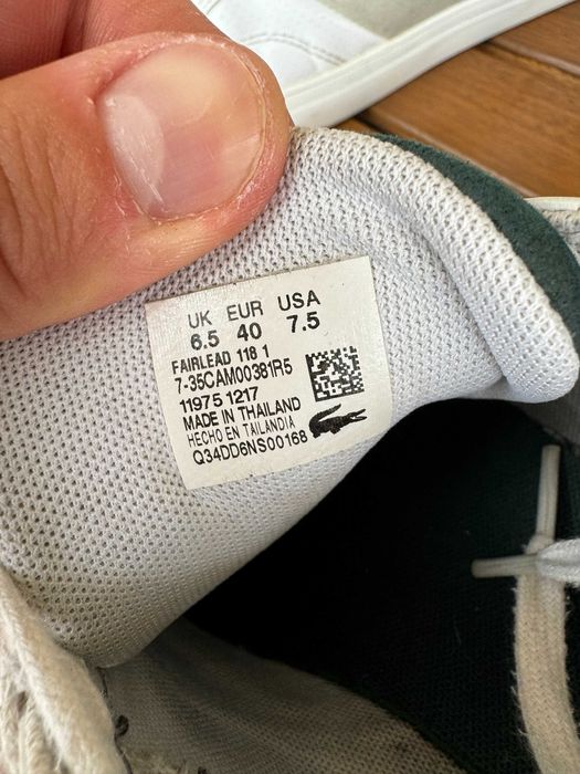 Ténis Lacoste Brancos