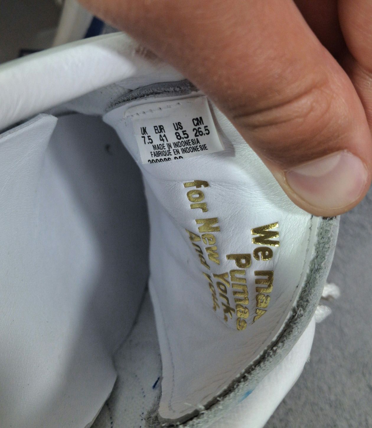 Кроссовки Puma Clyde Soho кожаные мужские кеды Suede Bold Classic
