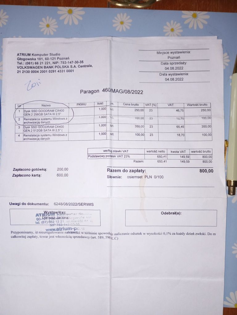 Komputer DELL parametry w ogłoszeniu