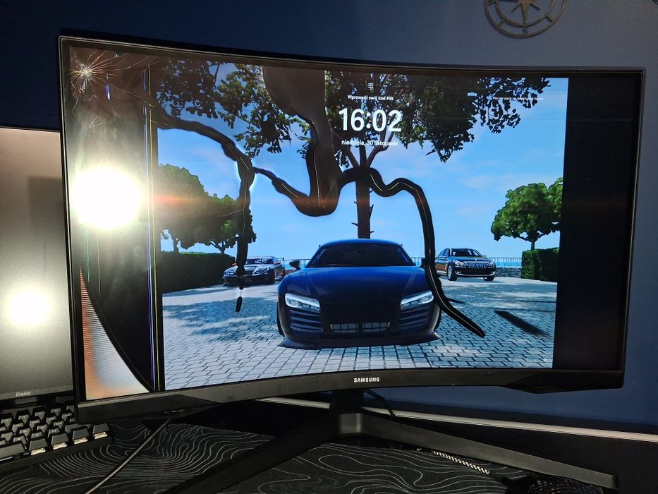 Monitor samsung G5 27 cali uszkodzona matryca