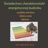 Świadectwo charakterystyki energetycznej budynku