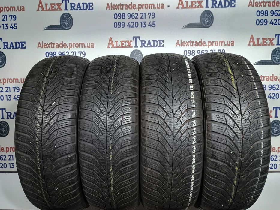 4 шт. 205/60 R16 Kumho WinterCraft WP52 зимові шини б/у, 6,5 мм