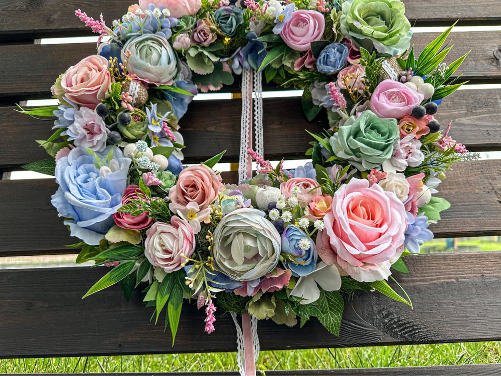 Wianek na drzwi ze światełkami 44cm. 062501