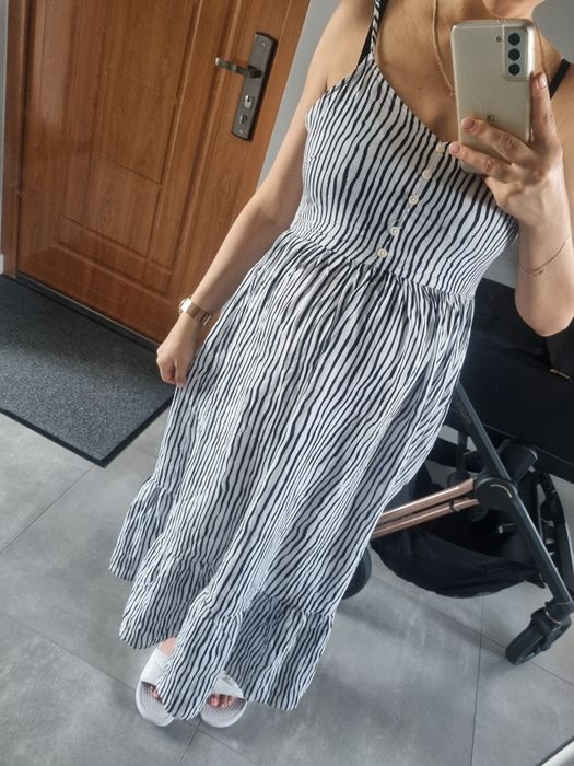 Sukienka midi zwiewna długa