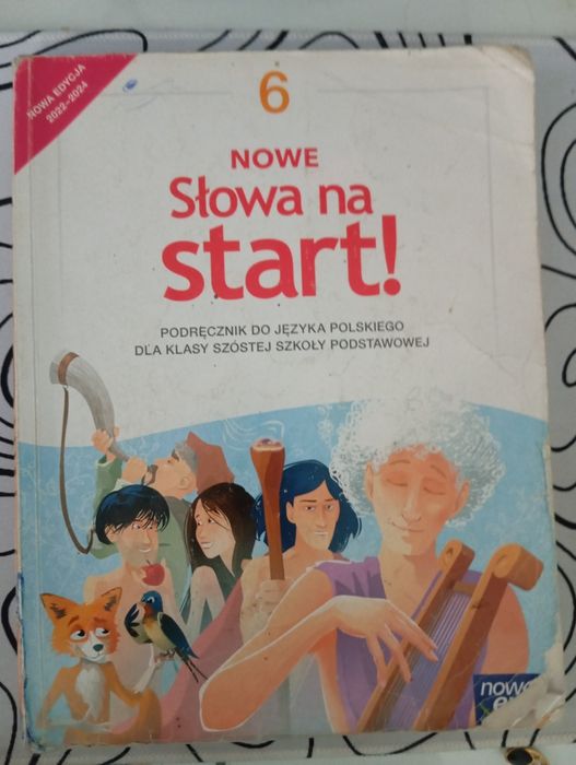 Podręcznik do polskiego "słowa na start 6" klasa 6