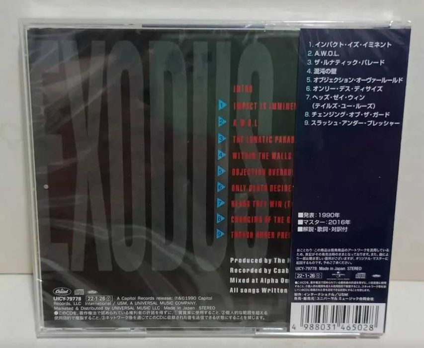 Exodus - Impact Is Imminent (Edição Japão/Selado)