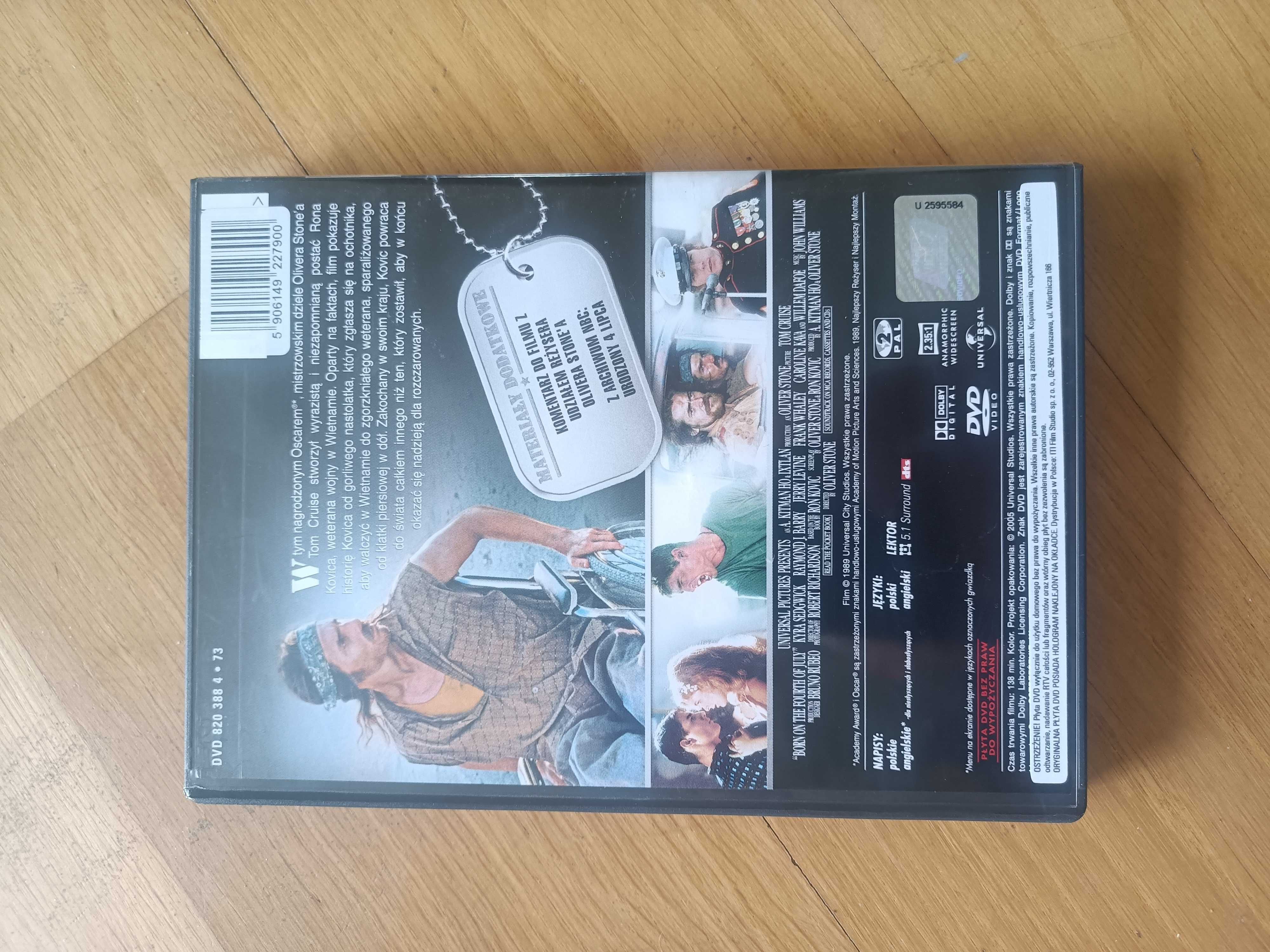 Urodzony 4 lipca film DVD