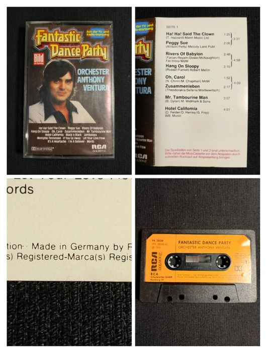 Аудиокассеты 1980-х. RCA Records. Сингапур