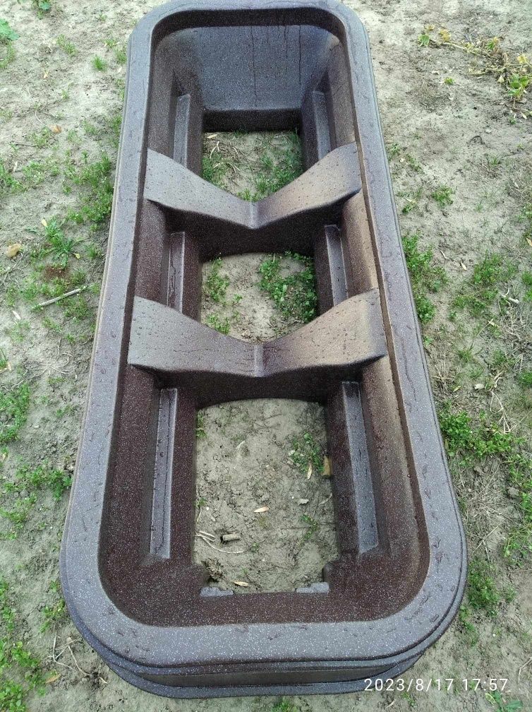 Nagrobek plastikowy STONECOR brąz piaskowie obudowa grobu 170x73 cmc,