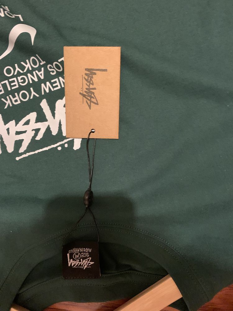 Koszulka nike x stussy zielona