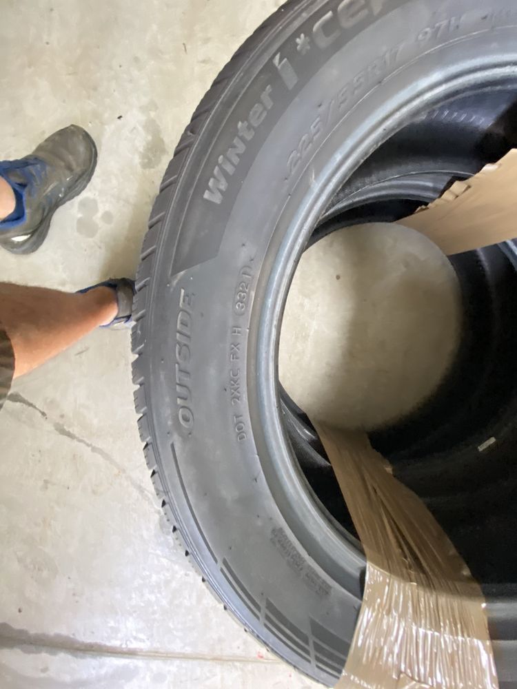 Opony zimowe Hankook 225/55R17 7,6mm Dot 3321