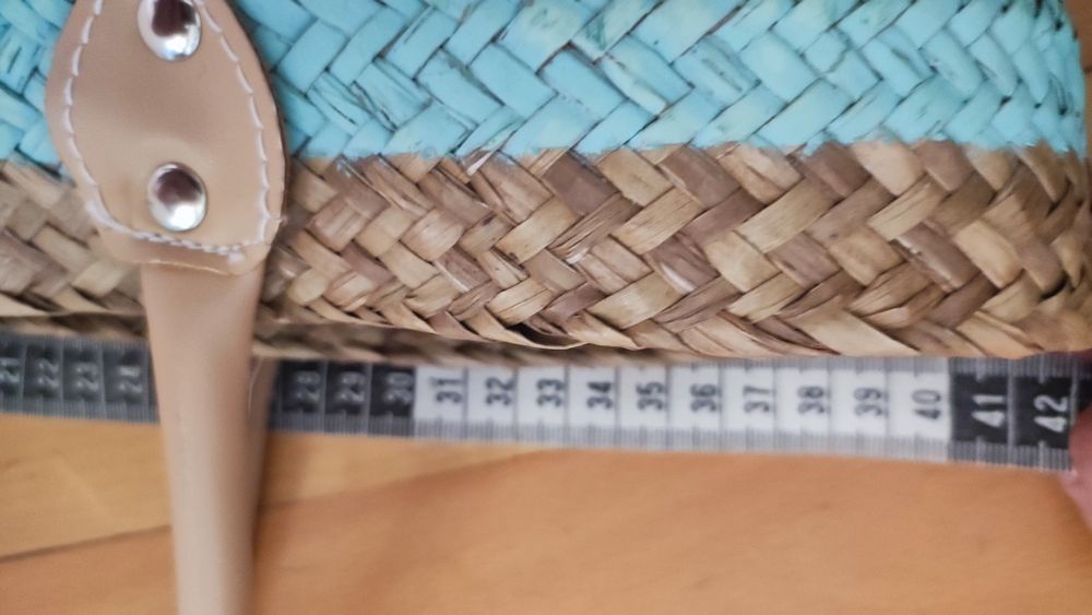 Сумка з рафії літня