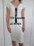 Ted Baker piękna elegancka koktajlowa sukienka bawełna  3 L 40 M 38