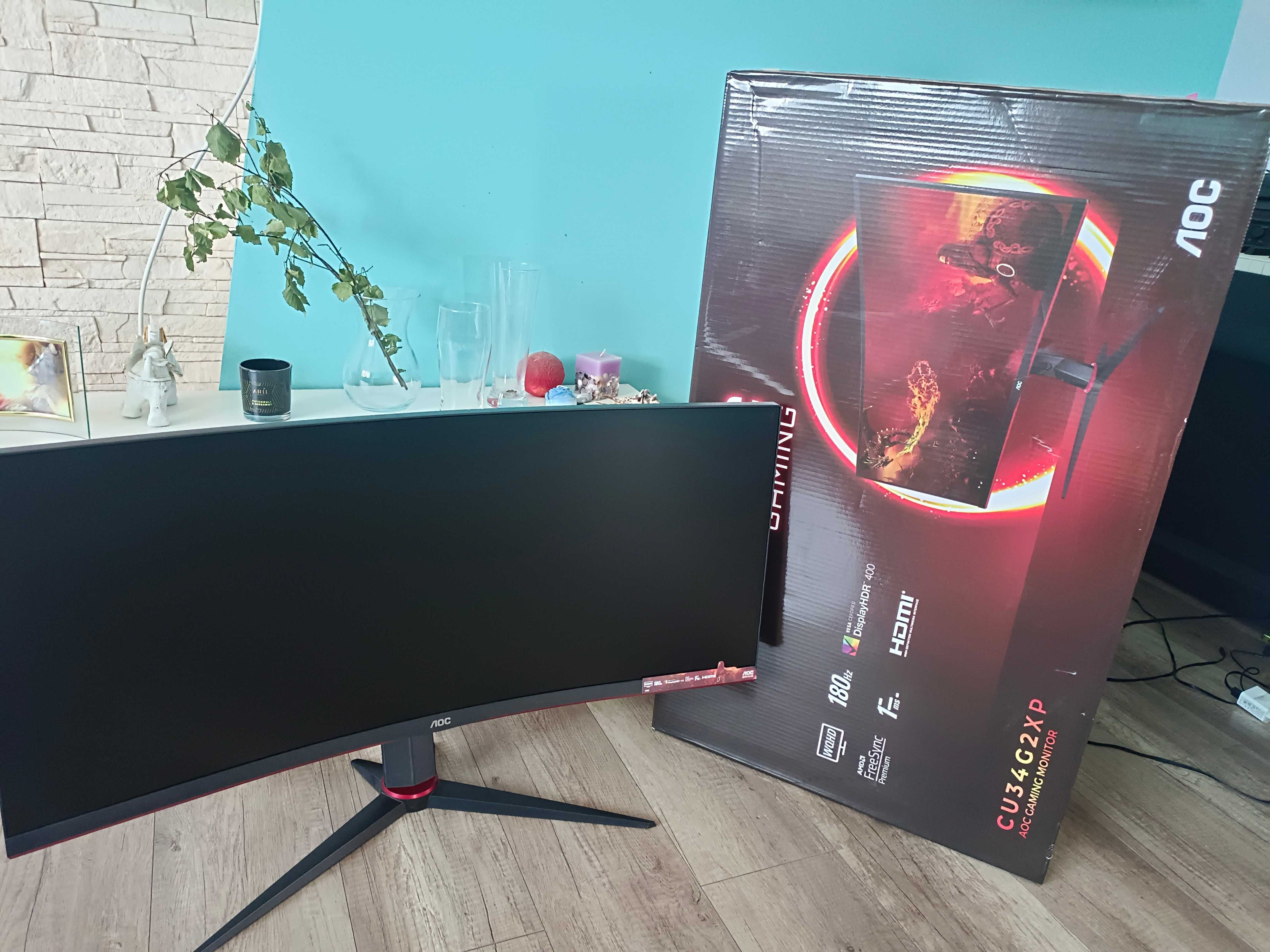 Monitor 34 cale AOC  gaming