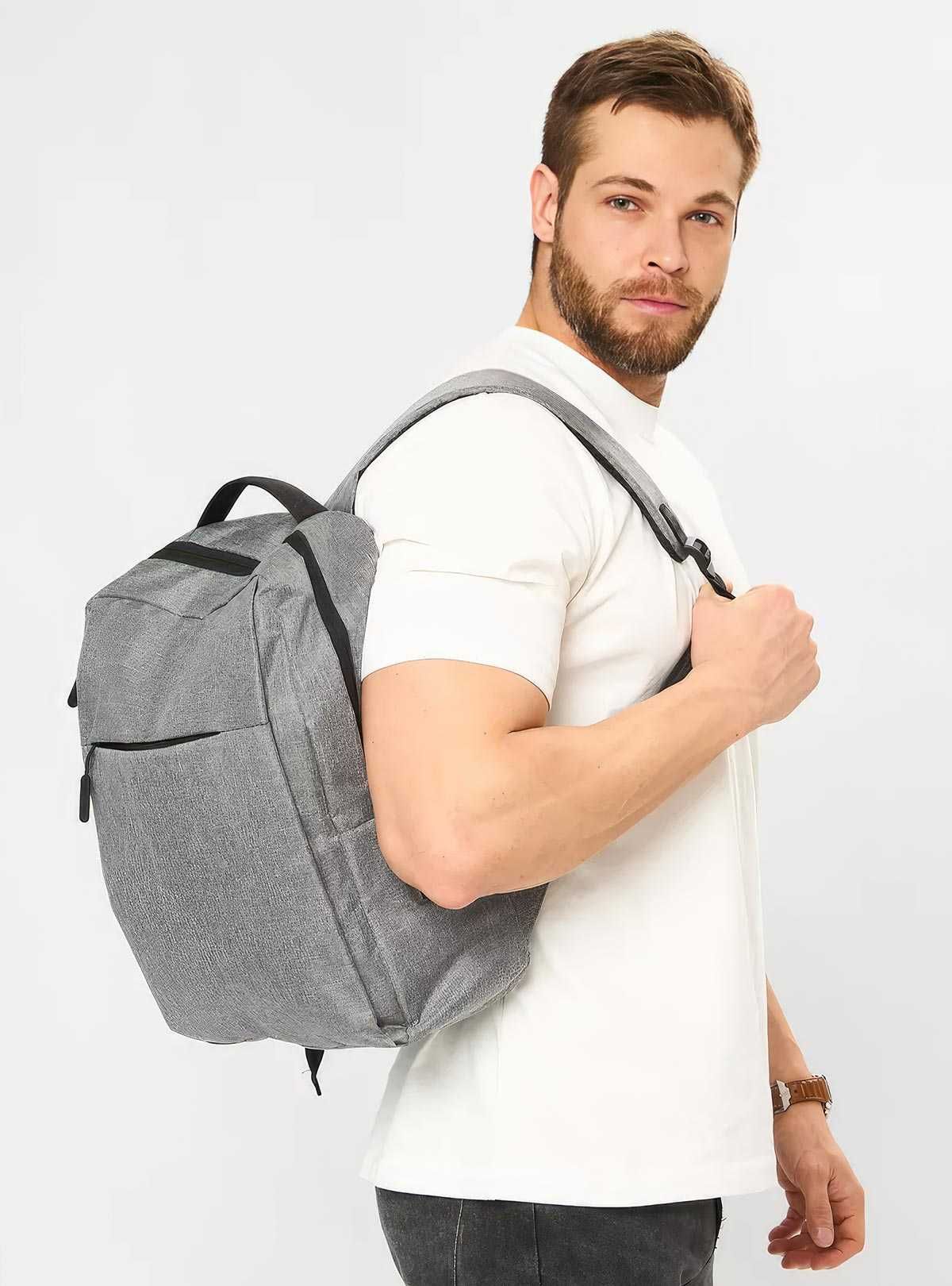 Мужской рюкзак для ноутбука 15 дюймов / вместительный городской рюкзак