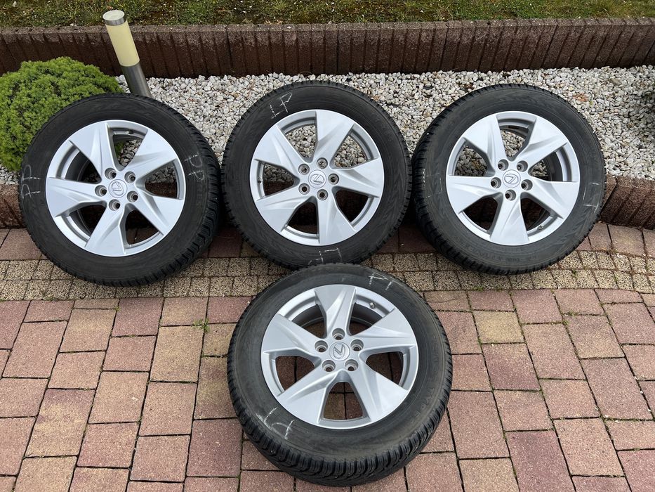 Koła zimowe | felgi lexus ux 215/60/R17 | stan idealny | 5x114,3