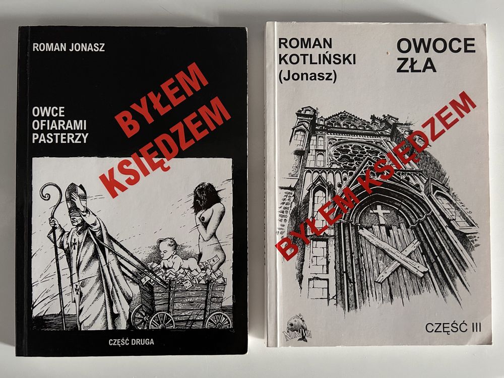 Byłem księdzem część 2 i 3 cena za dwie książki R. Jonasz