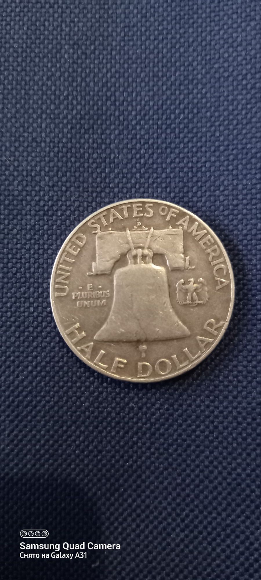 Монета США 50центів 1952