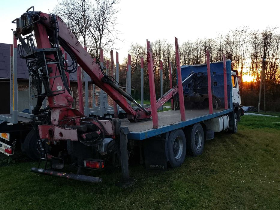 Man 6x4 do drewna, do lasu.