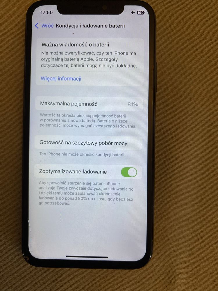 IPhone XS 64 GB sprawny