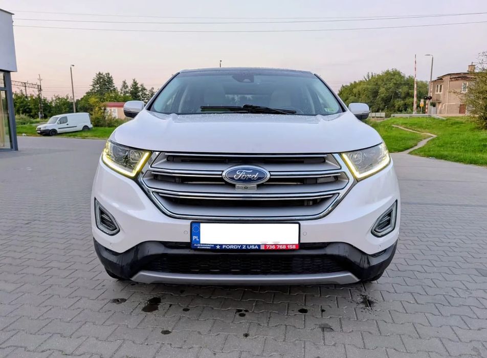 Ford Edge Ford Edge 3.5 280km, AWD, Titanium, Biała perła, niski przebieg