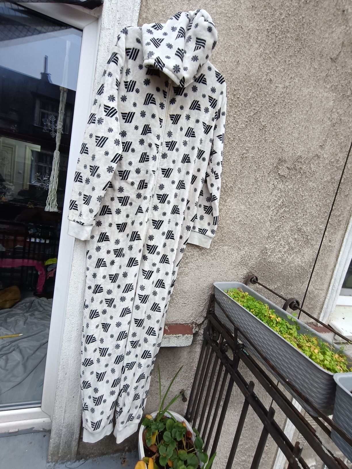 Kombinezon polarowy ciepły xl, piżama pajacyk