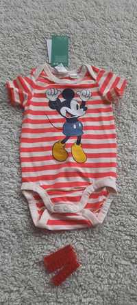 body na krótki rękaw: Mickey Mouse: H&M- nowe z metką