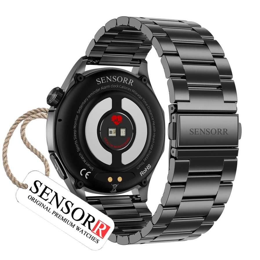 SMARTWATCH Męski Rozmowy SMS EKG Pomiar Cukru CIŚNIENIE Temperatura PL