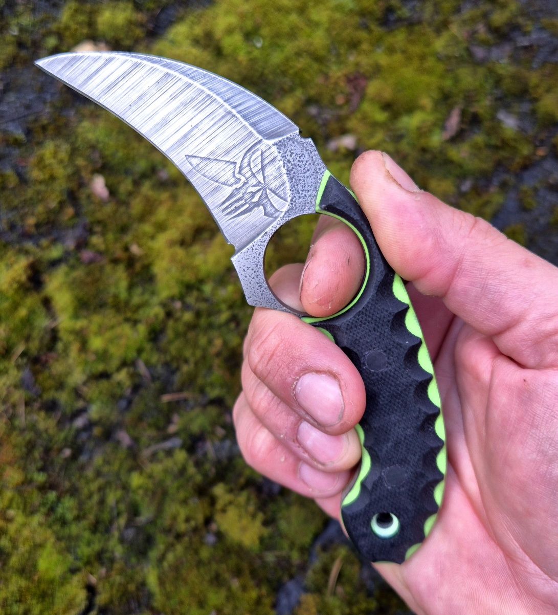 Nóż Custom ręcznie robiony Stal NC11LV 4.5 mmHandmade