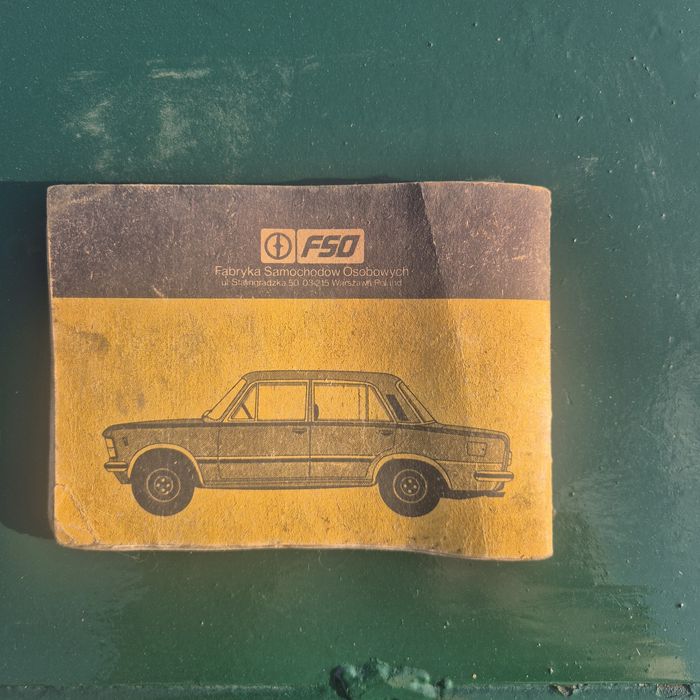 Instrukcja obsługi fiat 125p FSO