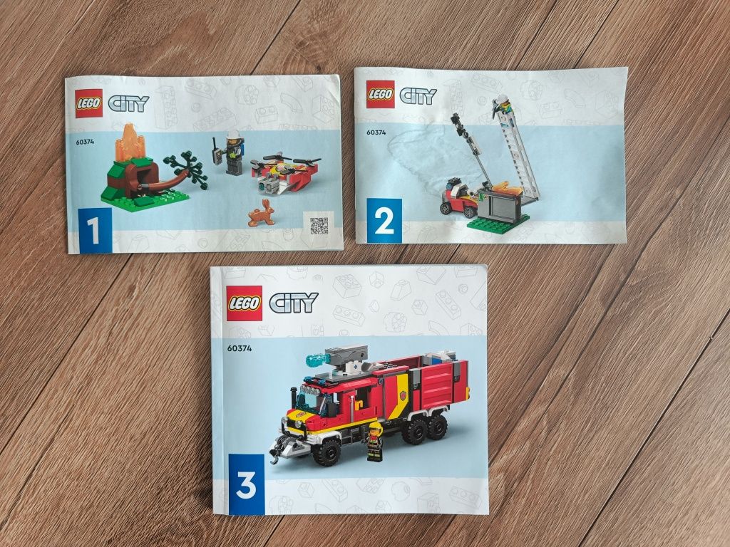 LEGO 60374 City Terenowy pojazd straży pożarnej instrukcje instrukcja