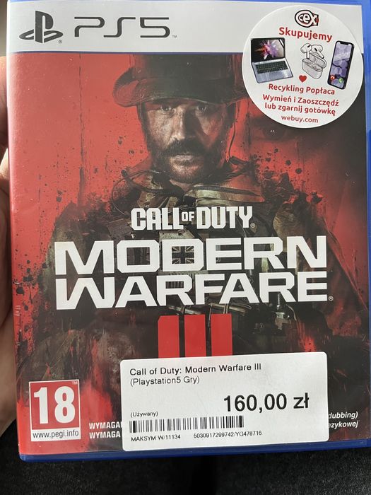 Call of duty modern warfare III ps5
