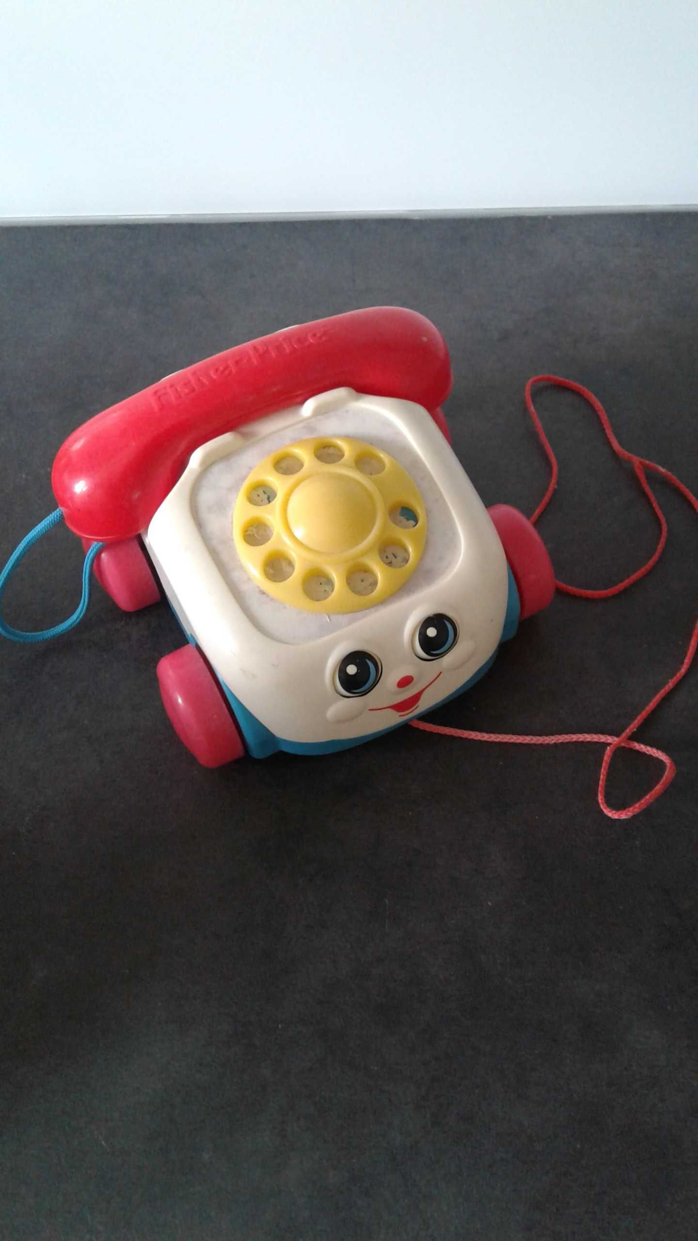 Fisher Price telefon do zabawy do ciągnięcia